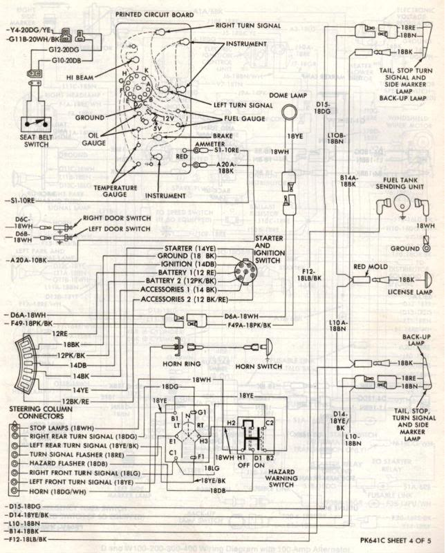 93 Dodge D350 Ignition Switch Wiring Diagram