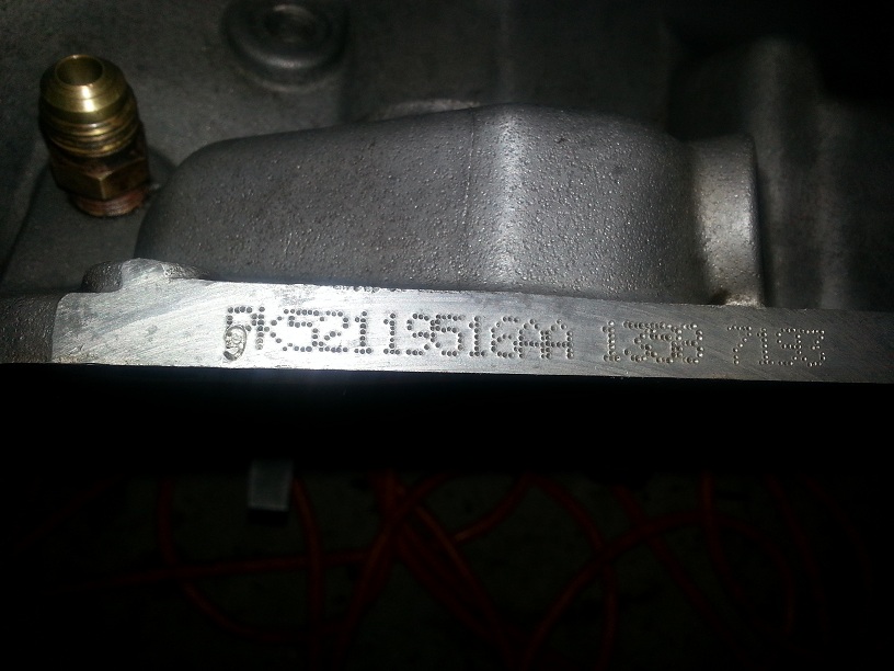 Dodge Transmission Identification by Serial Number 