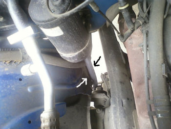 A/C leaking water under passenger side dash. Condensation drain hose ...