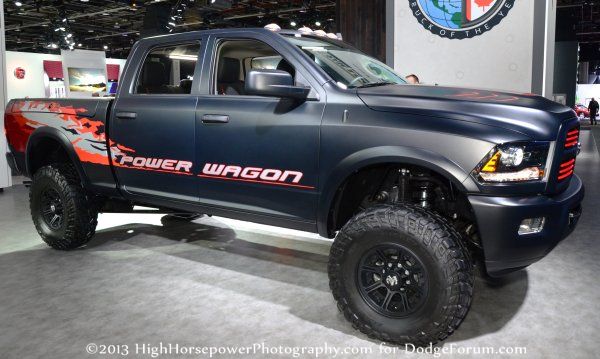 The 2013 Ram 2500 Power Wagon show truck looks incredible in Detroit