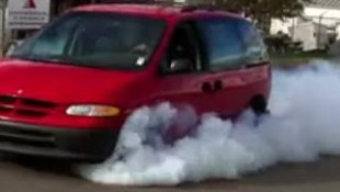 Tire Shredding Tuesdays: Very Possibly the Greatest Caravan Burnout Ever