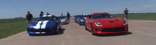 Watch Two 2014 Vipers Race on a Texas Airfield