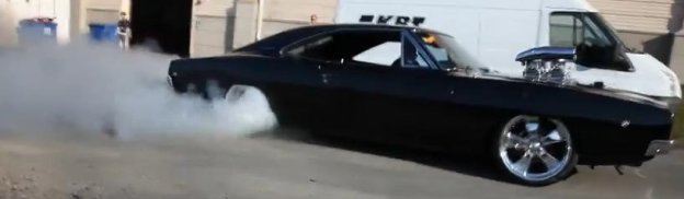 Tire Shredding Tuesdays: 1968 Dodge Charger sends burnout love from Sweden