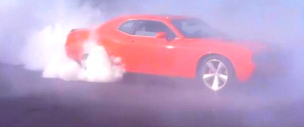 Tire Shredding Tuesdays: Dodge Challenger SRT8 Monster Rolling Burnout