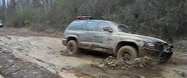 Muddy Mondays: 1st Gen Durango Gets Stuck