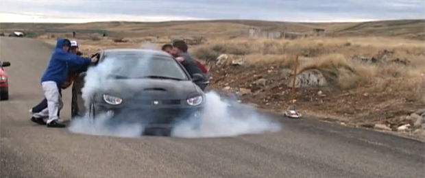 Tire Shredding Tuesdays: Dodge Neon SRT4 Makes the Most Epic FWD Burnout Video Ever