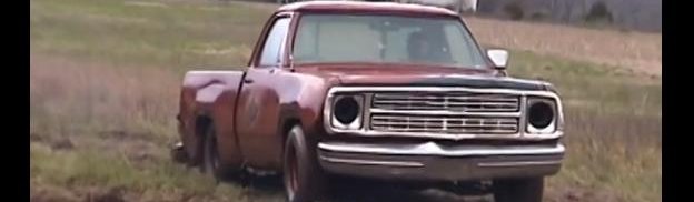 Muddy Monday: 1979 Dodge D100 Slings Mud with Half Gas, Half Diesel