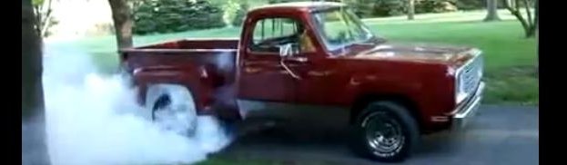 Tire Shredding Tuesdays: Lil Red Express Dodge Ram Clone Goes Crazy