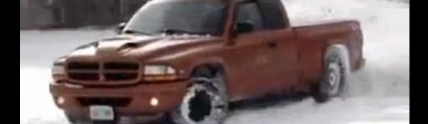 Truckin Fast: 2g Dodge Dakota RT Dashing Through the Snow