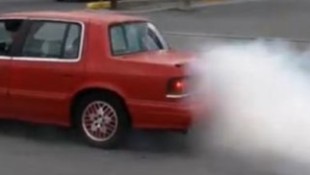 Tire Shredding Tuesday: Dodge Spirit RT Does an Awesome Pegleg Burnout