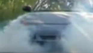 Tire Shredding Tuesday: Dodge Stealth Does One Crazy FWD Burnout
