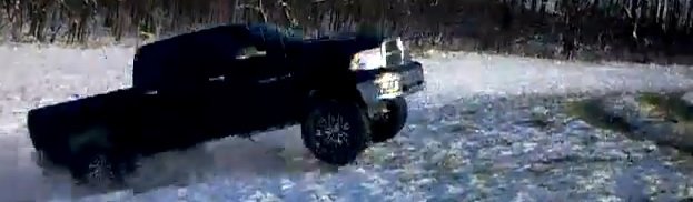 Truckin’ Fast 2009 Ram 1500 Blasts Through the Snow – and Through the Air