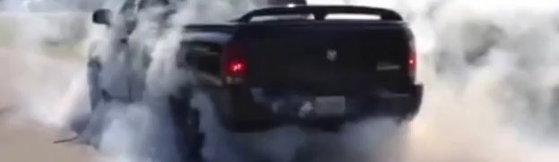 Tire Shredding: Dodge Ram SRT10 Goes Burnout Crazy