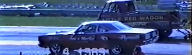 Truckin Fast: Lil Red Wagon Dodge A100 Versus Ronnie Sox in Vintage Racing Action