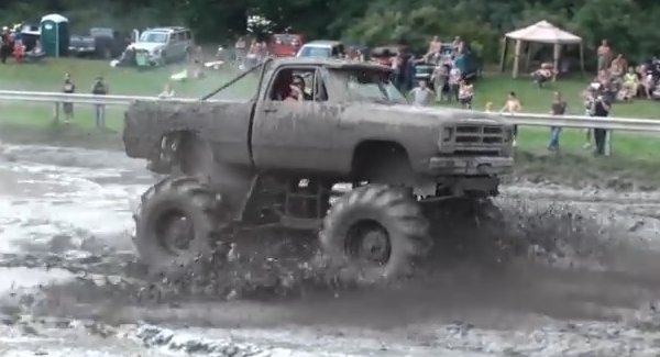 lifted dodge mud trucks