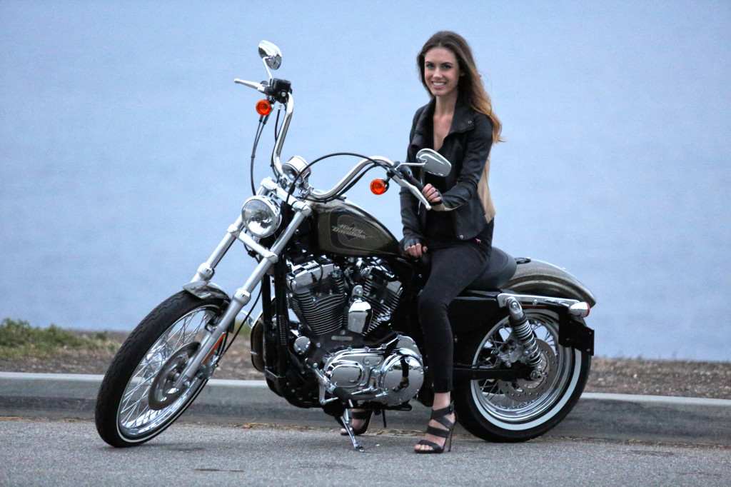 Erica Schrull Challenger Girl With Harley