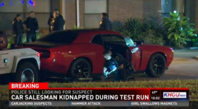 Dodge Salesman Kidnapped During Test Drive