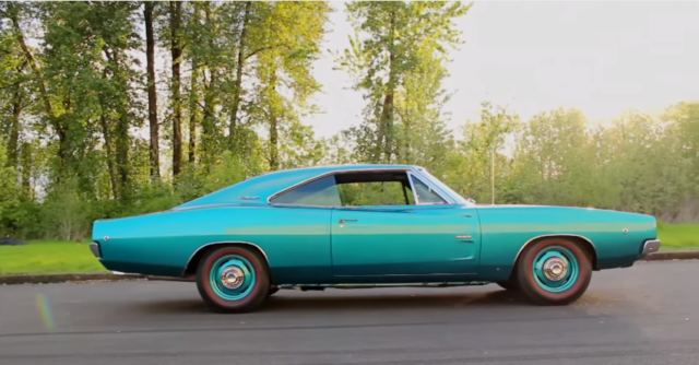 This 1968 Dodge Charger is All Hemi, Noise and Turquoise