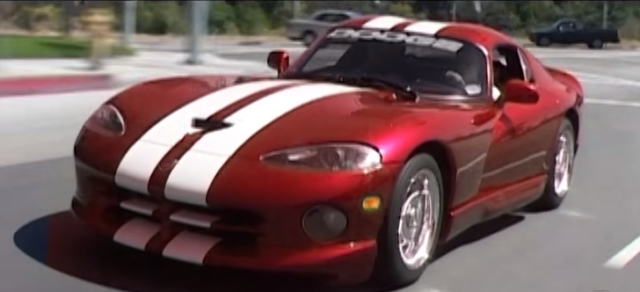 Throwback Thursday: Watch This Dodge Viper Slither…Right Off of a Cliff