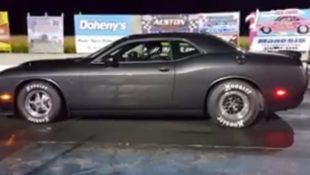 Watch the World’s Quickest Manual Transmission Hellcat Challenger Launch