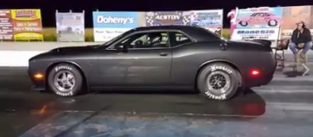 Watch the World’s Quickest Manual Transmission Hellcat Challenger Launch