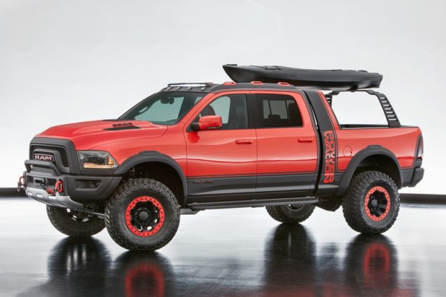 The Ram Macho Power Wagon is a bold take on the Power Wagon’s reputation for off-road capability with added versatility delivered by Mopar concept and production products.
