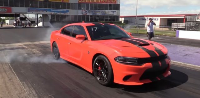 Hellcat Charger Crushes a Worked Corvette and a Viper