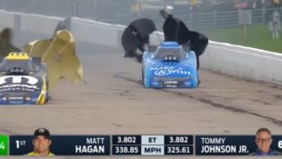 Hagan’s Dodge Charger sets the 1000ft World Record
