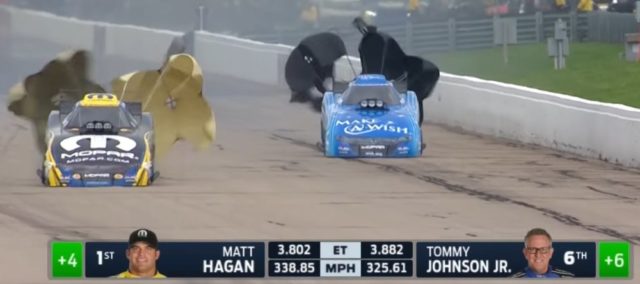 Hagan’s Dodge Charger sets the 1000ft World Record