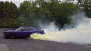 One Hellcat Challenger – Many Burnouts