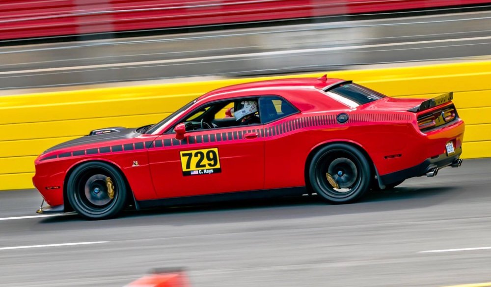 Road Racing Challenger Scat Pack makes all kinds of smoke