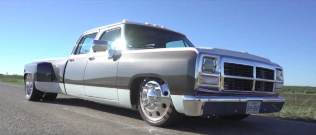 This 1985 Dodge D350 is a Bagged Showstopper