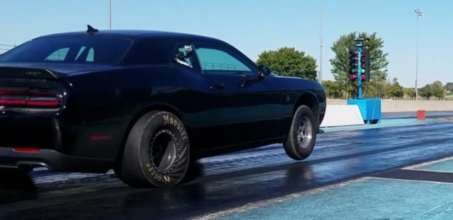 A Hellcat Challenger is in the 8s!