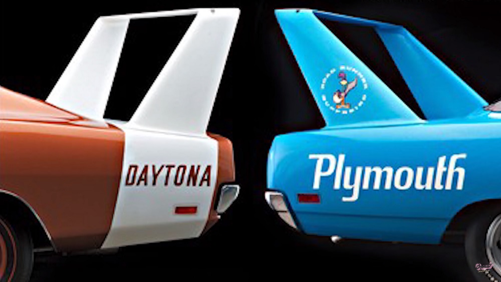The unmistakable wings of the Dodge Daytona and Plymouth Superbird