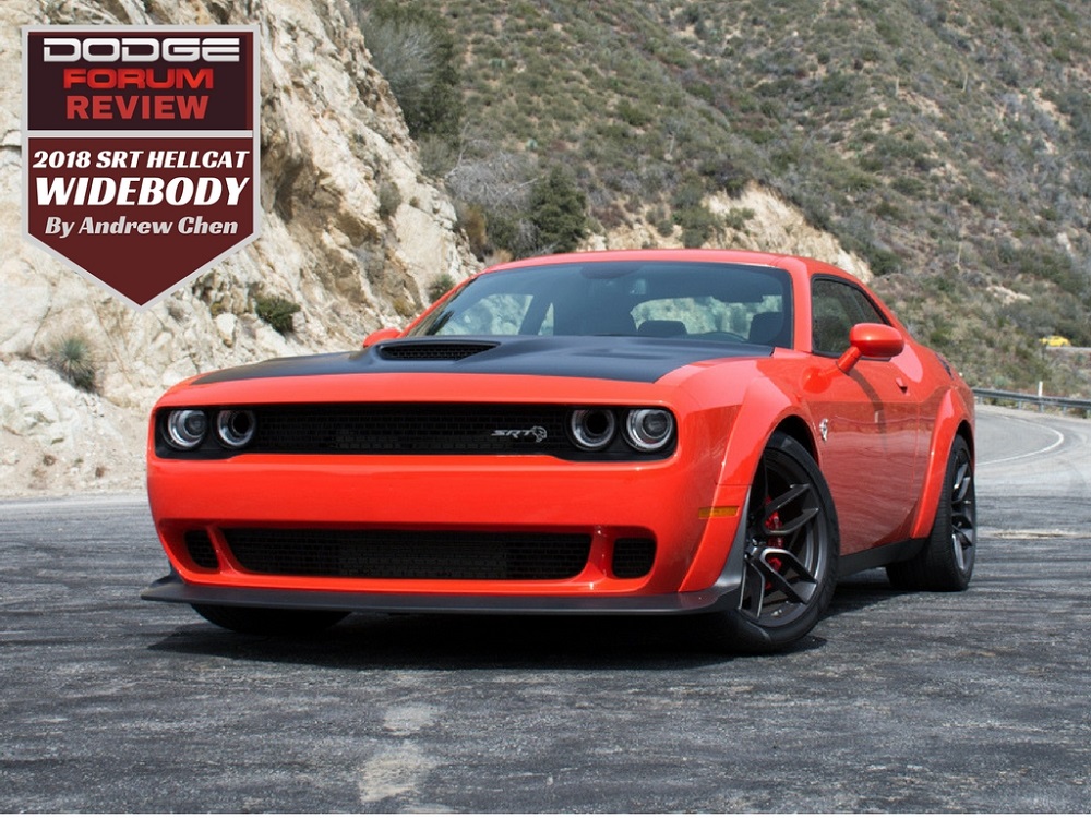 <i>Dodge Forum</i> Drives the 2018 Challenger SRT Hellcat Widebody