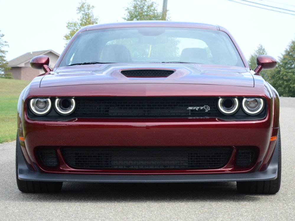 Octane Red Challenger Widebody Front