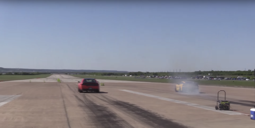 Dodge Demon Half Mile runway racing