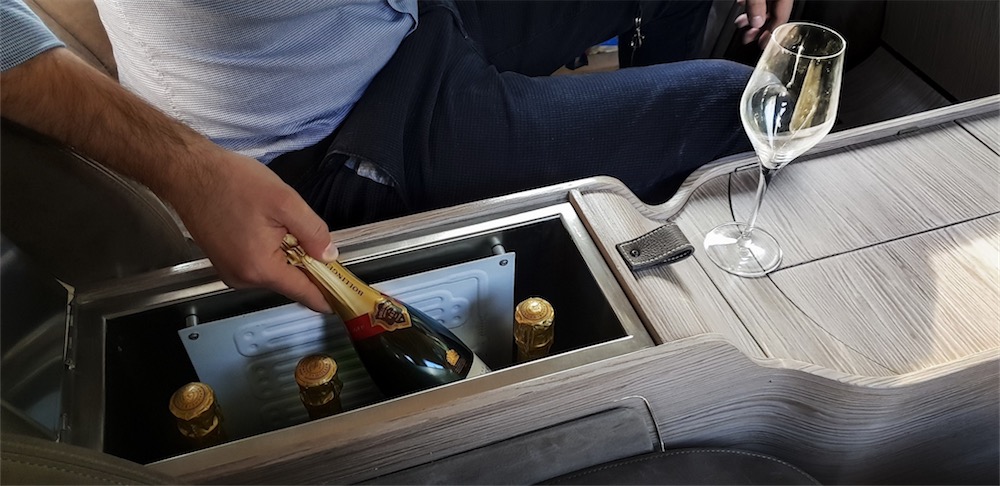 Aznom Atulux - because you need to transport your champagne in style.