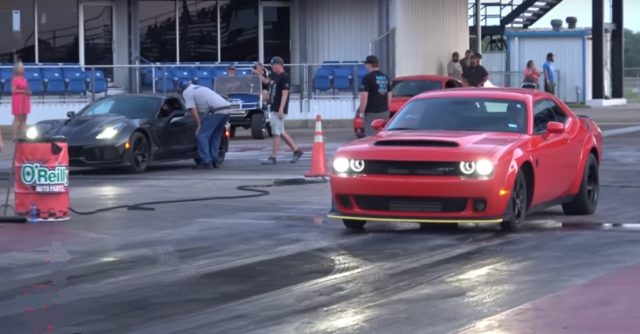 Demonology Demon Beats Down a Corvette ZR1: Drag Day Tuesday Presented by Nitto NT555 G2 Tire