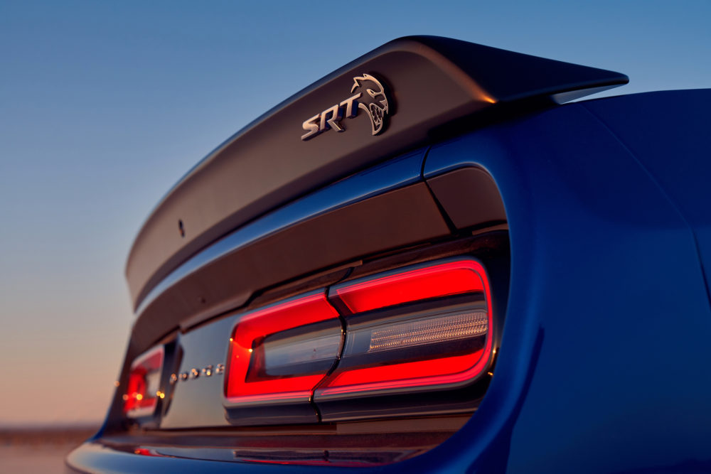 SRT Spoiler on 2019 Dodge Challenger SRT Hellcat Widebody