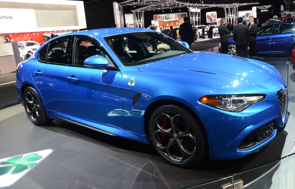 Alfa Romeo Giulia in Light Blue