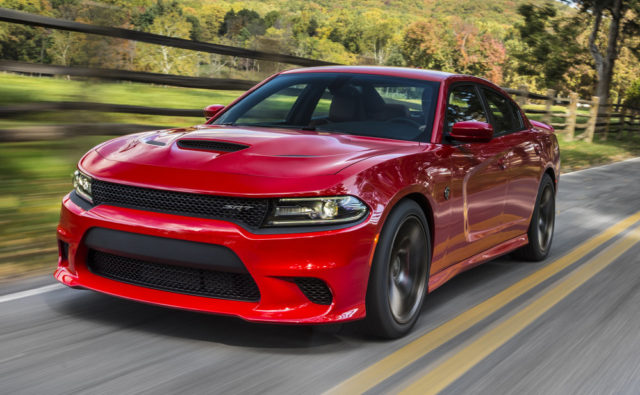 Hellcat Charger on the Road