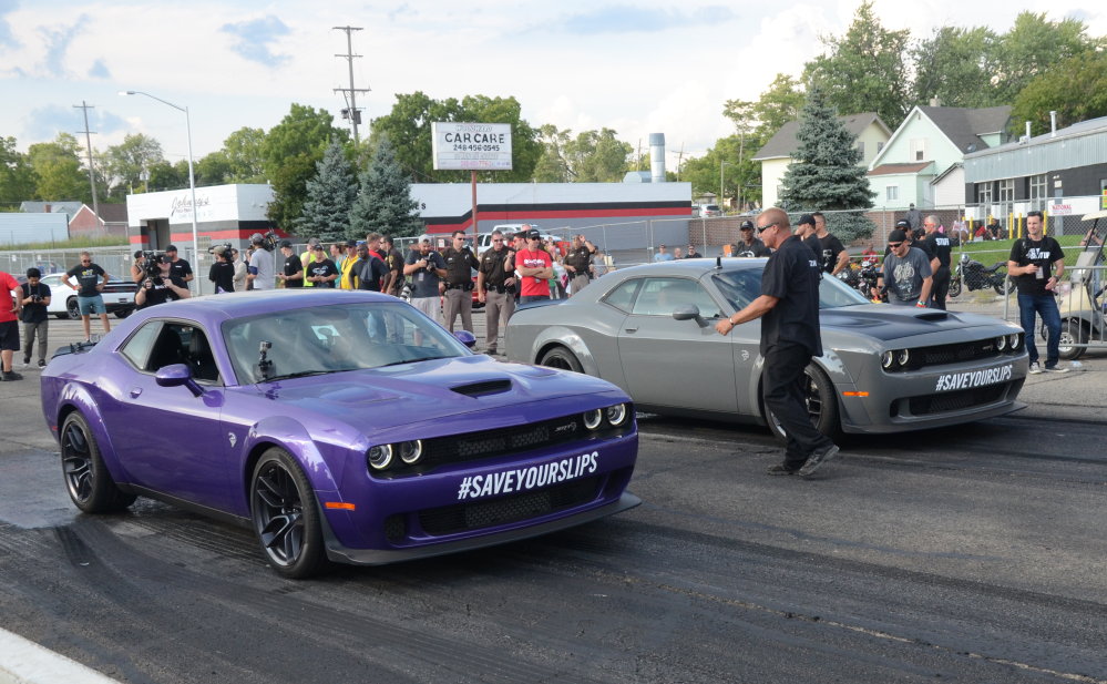 Dodge Hellcat Challenger Celebrity Shootout Cars