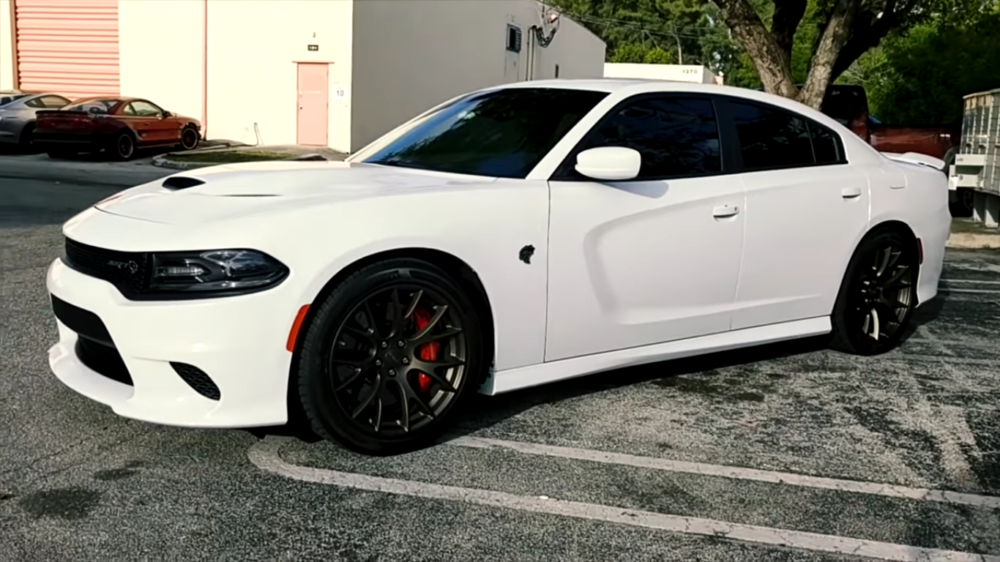 all white charger