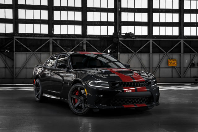 2019 Dodge Charger SRT Hellcat in Pitch Black with new Dual Red