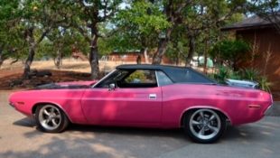 Panther Pink 1970 Challenger Convertible Is a Surefire Head-turner