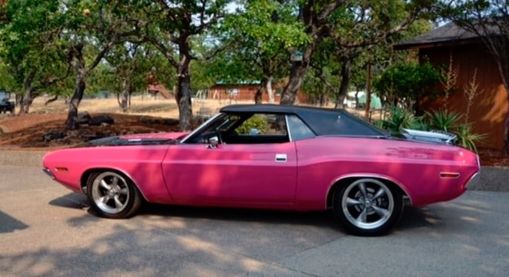 1970 Dodge Challenger Panther Pink Top Up