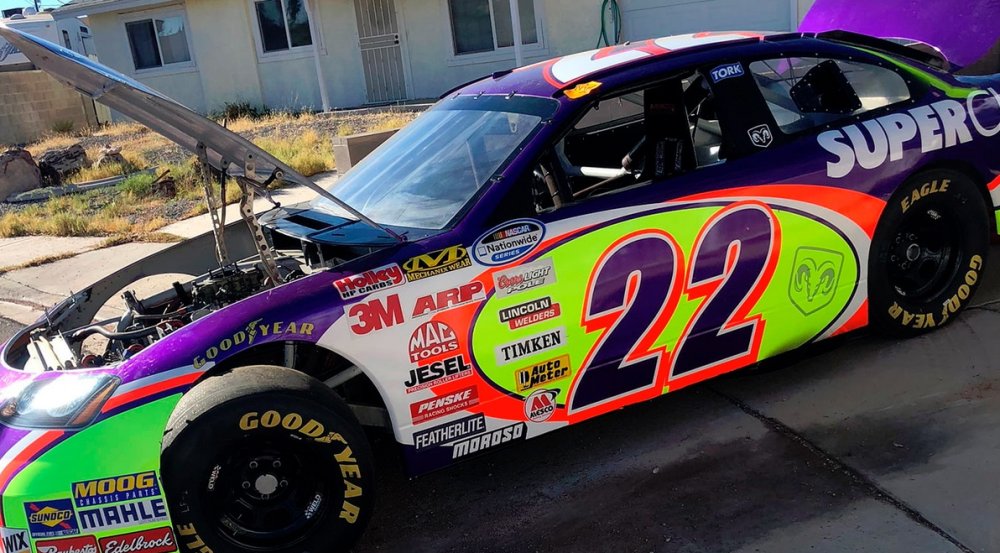 #22 NASCAR Dodge Charger Angled