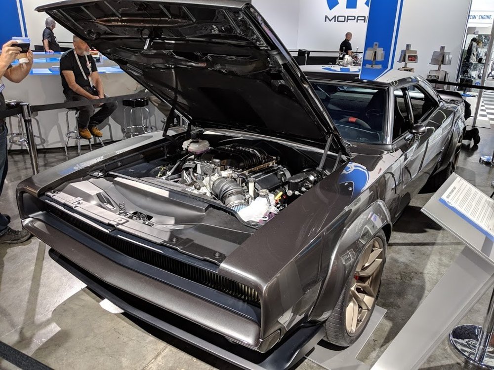 Dodge Super Charger with a Hellephant Hemi
