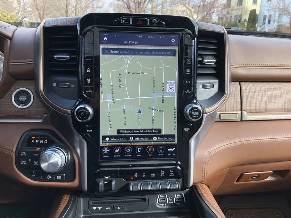 2019 Ram 1500 Screen